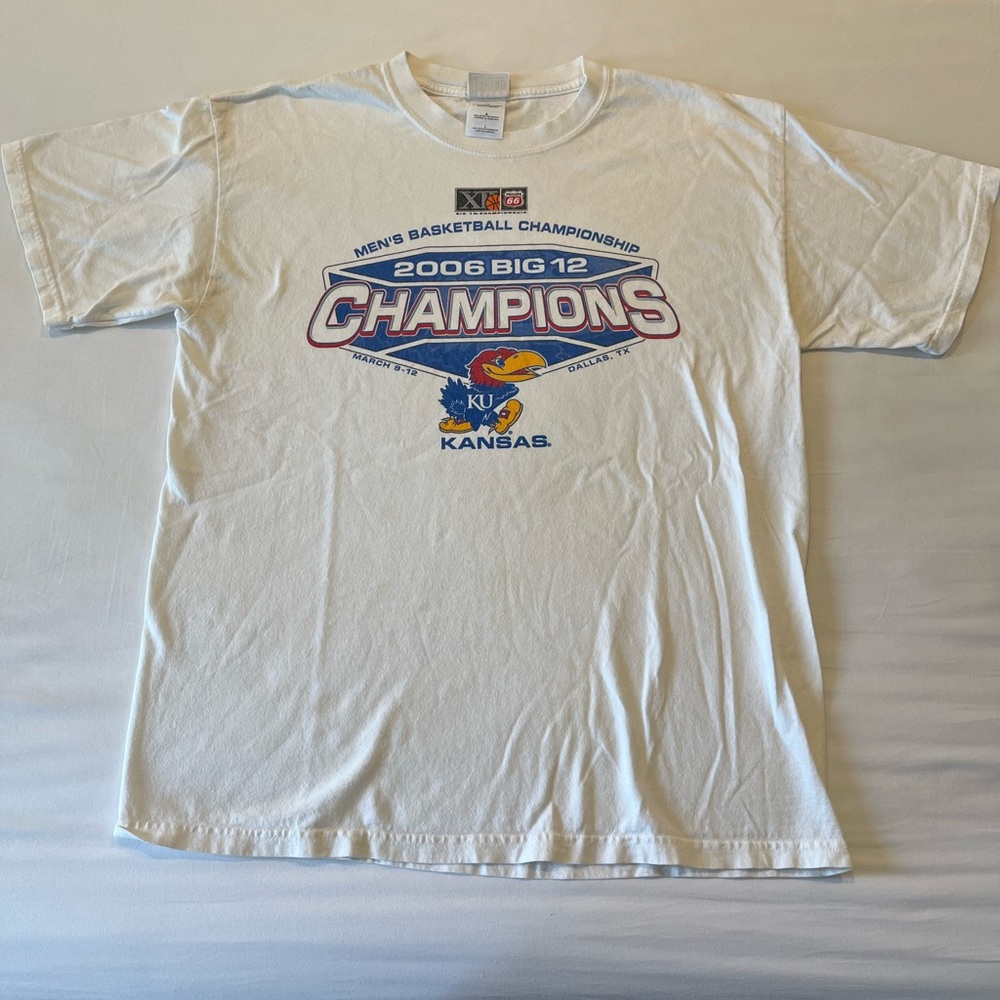 Kansas Jayhawks Vintage 2006 Big 12 Champions Shirt